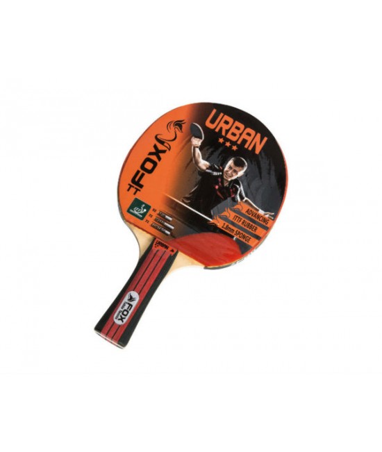 Fox TT Urban 3 Star Table Tennis Bat Multicolour Fox TT Urban 3 Star Table Tennis Bat Multicolour