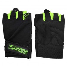 Urban Fitness Fingerless Training Gloves, High-Grip, Black Urban Fitness Fingerless Training Gloves, High-Grip, Black