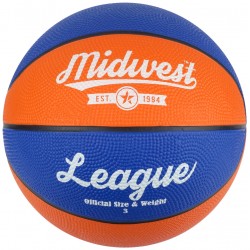 Midwest League Basketball in Blue and Orange Midwest League Basketball in Blue and Orange