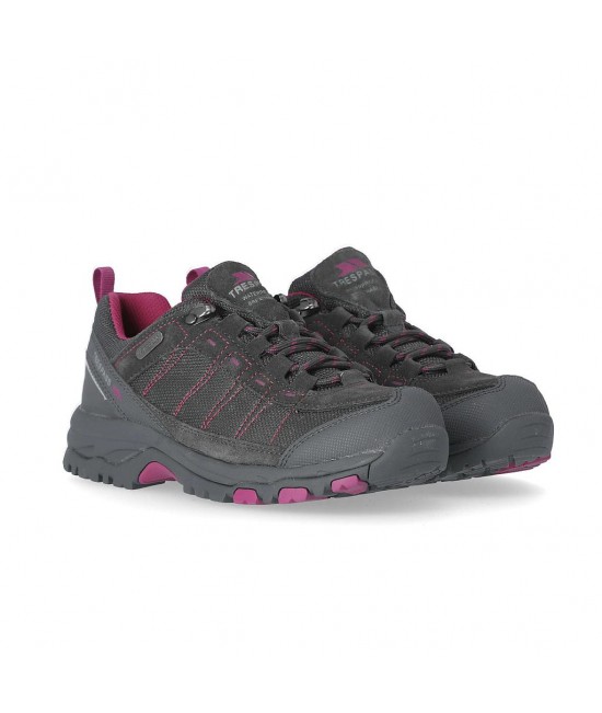 Trespass Women's Scree Low Cut Walking Hiking Boot Waterproof Grey Trespass Women's Scree Low Cut Walking Hiking Boot Waterproof Grey