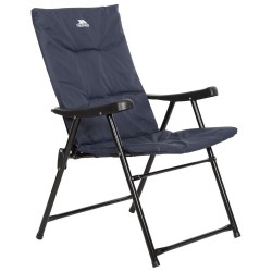 Trespass Paddy Padded Camping Chair, Navy Trespass Paddy Padded Camping Chair, Navy