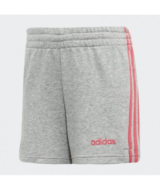 Adidas Essentials 3-Stripes Junior Shorts Grey Adidas Essentials 3-Stripes Junior Shorts Grey