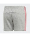 Adidas Essentials 3-Stripes Junior Shorts Grey Adidas Essentials 3-Stripes Junior Shorts Grey