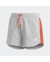 Adidas Essentials 3-Stripes Girls Shorts Grey Adidas Essentials 3-Stripes Girls Shorts Grey