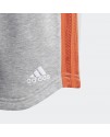 Adidas Essentials 3-Stripes Girls Shorts Grey Adidas Essentials 3-Stripes Girls Shorts Grey