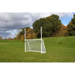 Precision Football Match Goal Posts 8' X 5' White Precision Football Match Goal Posts 8' X 5' White