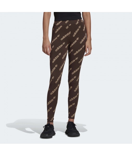 Adidas Originals Women's Leggings Brown Adidas Originals Women's Leggings Brown