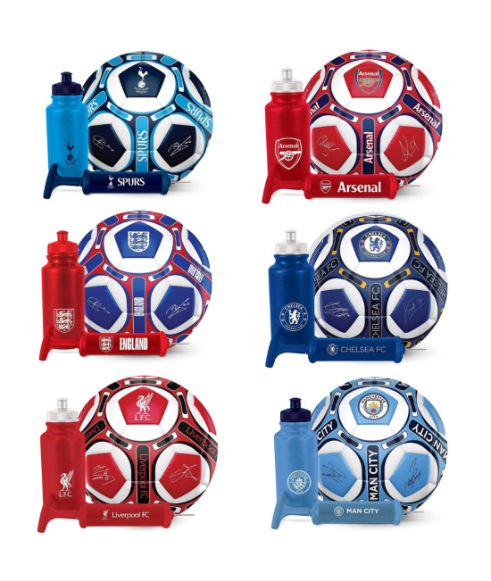 Team Merchandise Signature Gift Set ( Ball/ Pump/ Bottle in Box) Team Merchandise Signature Gift Set ( Ball/ Pump/ Bottle in Box)