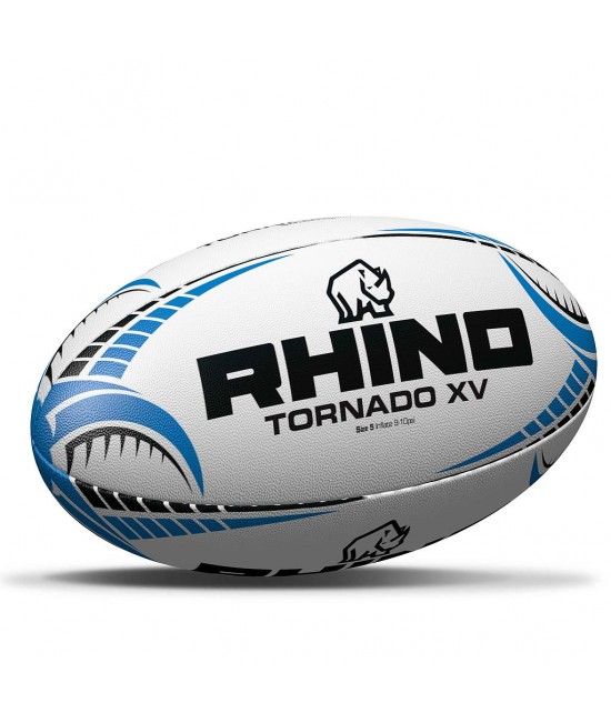 Rhino Tornado XV Rugby Ball White Rhino Tornado XV Rugby Ball White
