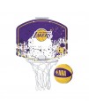 Wilson NBA Team Mini Hoop Over Door Mount Wilson NBA Team Mini Hoop Over Door Mount