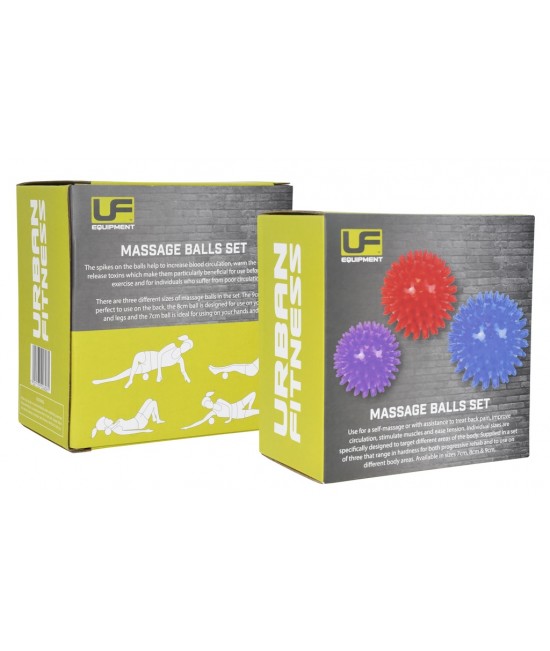 Urban Fitness Massage Balls Set (set of 3) Urban Fitness Massage Balls Set (set of 3)