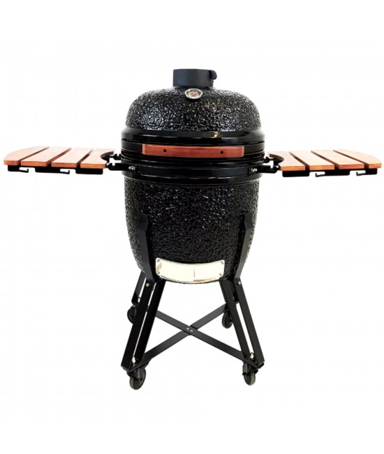 SAC 21" KAMADO Ceramic BBQ Grill Oven, Black SAC 21" KAMADO Ceramic BBQ Grill Oven, Black