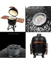 SAC 21" KAMADO Ceramic BBQ Grill Oven, Black SAC 21" KAMADO Ceramic BBQ Grill Oven, Black