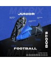 Precision Matrix Junior FG Football Boots, Velcro, Blue Precision Matrix Junior FG Football Boots, Velcro, Blue