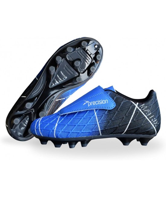 Precision Matrix Junior FG Football Boots, Velcro, Blue Precision Matrix Junior FG Football Boots, Velcro, Blue